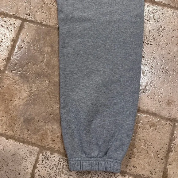 Celine x Hedi Slimane Embroidered Logo Grey Sweatpant Joggers
